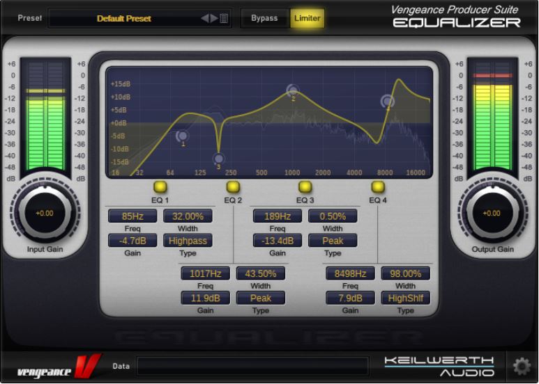 VENGEANCE PRODUCER SUITE EQUALIZER